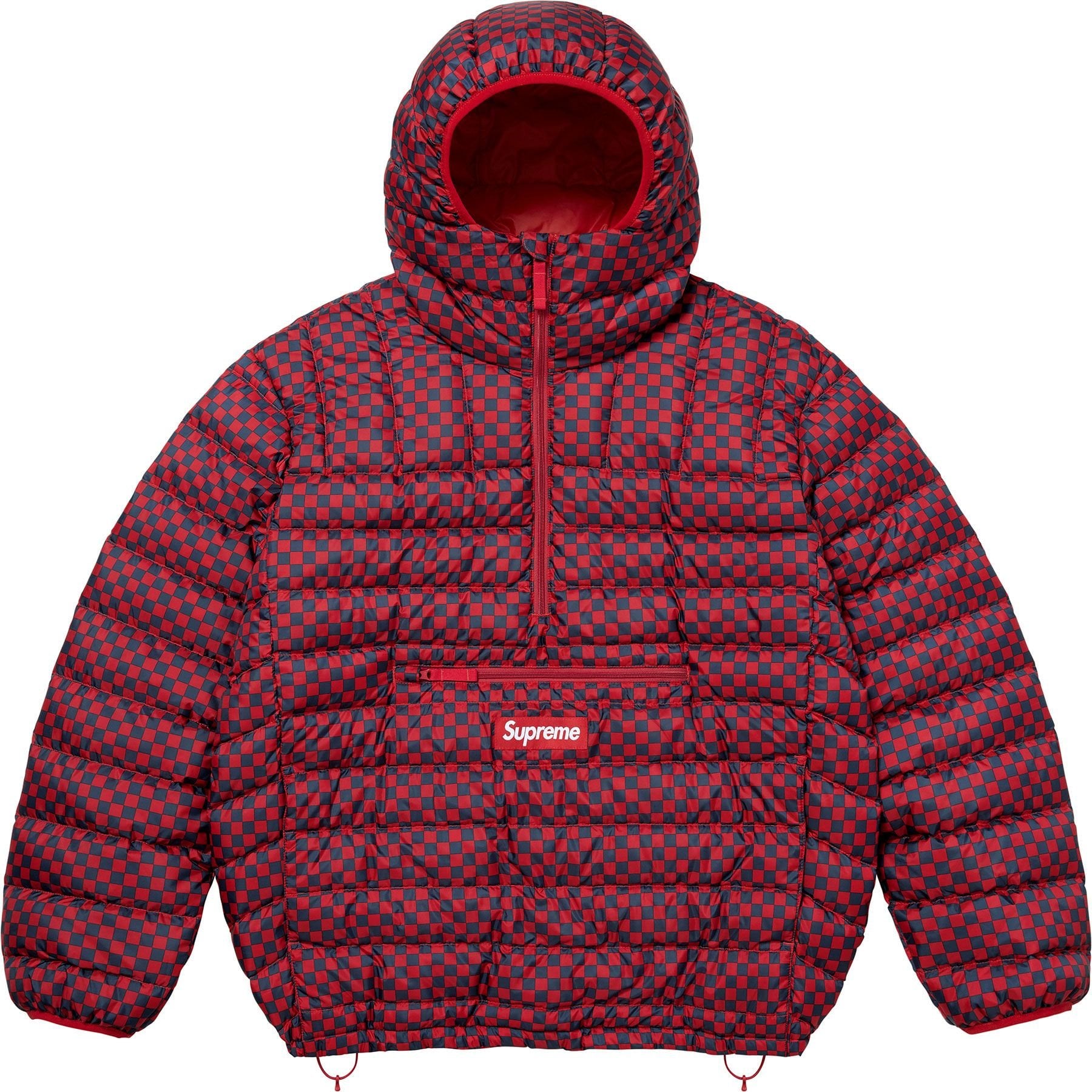 Micro Down Half Zip Hooded Pullover view 3